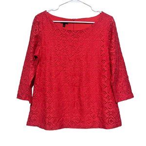 Talbots Women’s Laced Blouse Size M‎